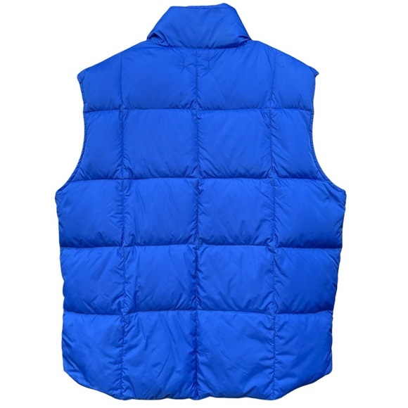Lands’ End Blue Goose Down Puffer Vest Men’s L 42-44 - Picture 3 of 6